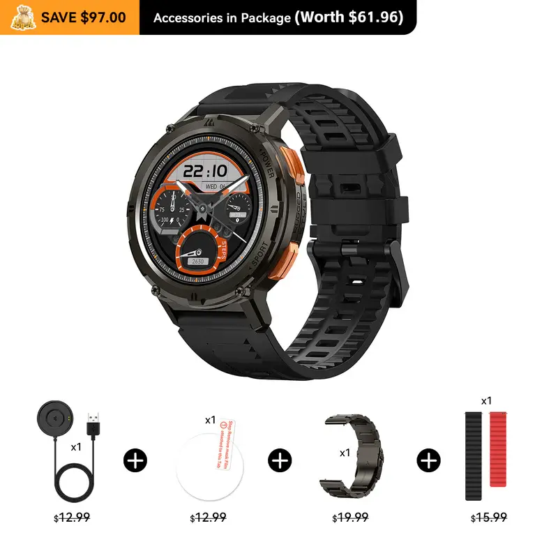 KOSPET TANK T2 Calling Rugged Smart watch