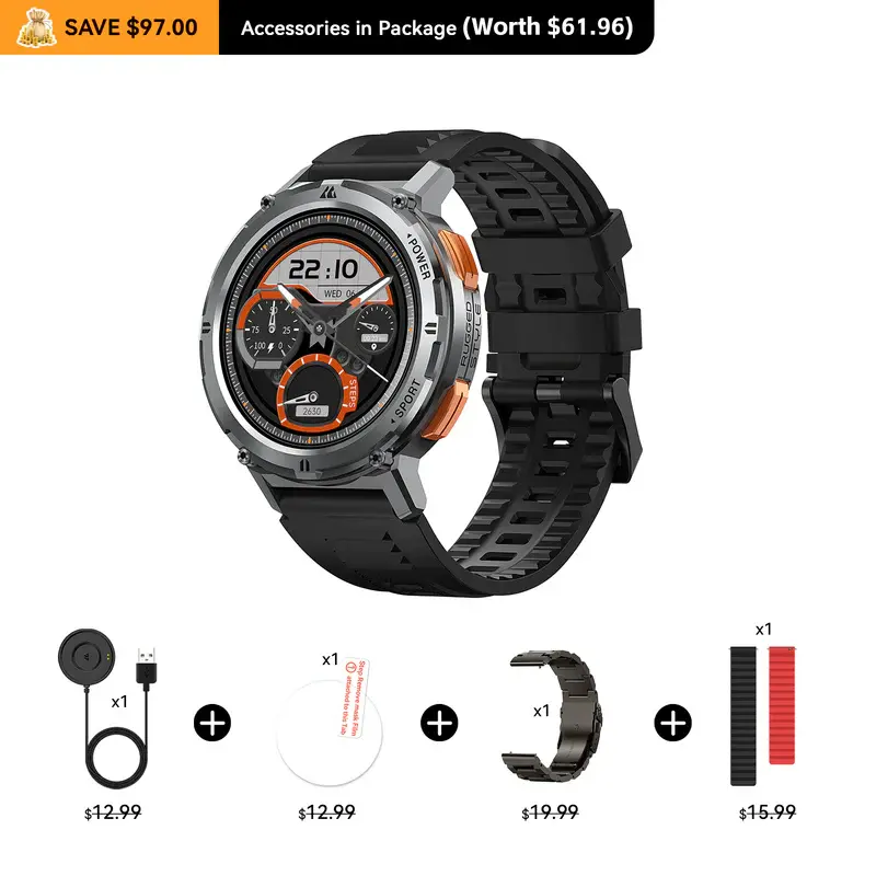 KOSPET TANK T2 Calling Rugged Smart watch
