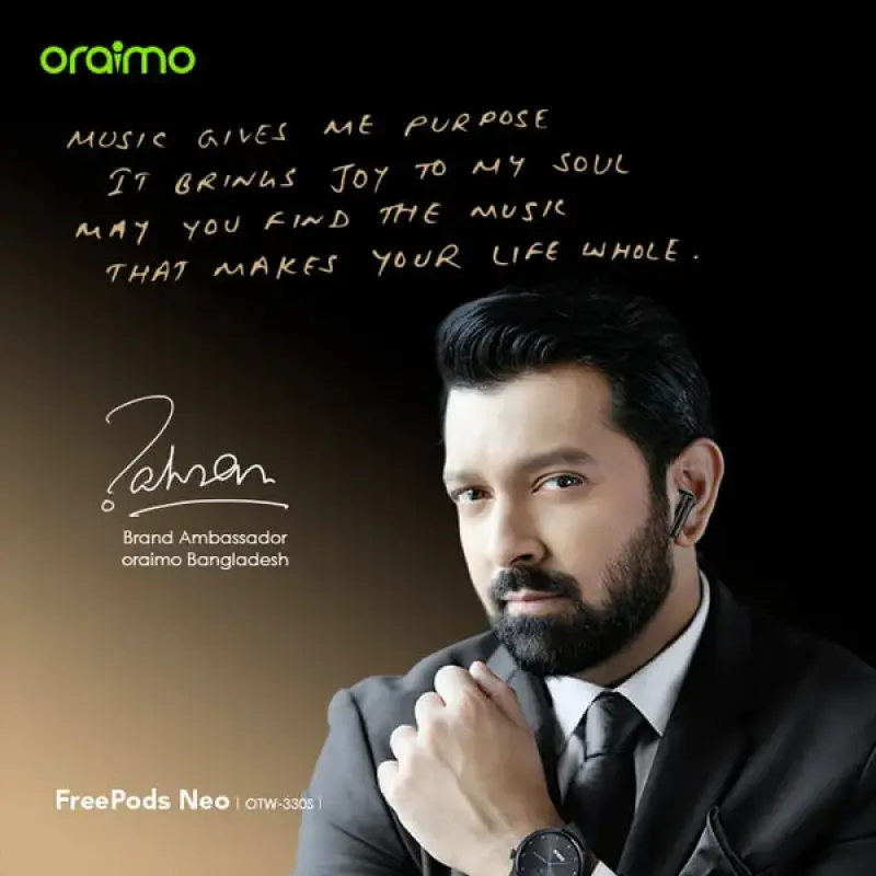Oraimo FreePods Neo x Tahsan True Wireless Earbuds